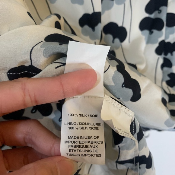 Marc Jacobs Blouse Floral  Button up  Sz 2 - Picture 6 of 7